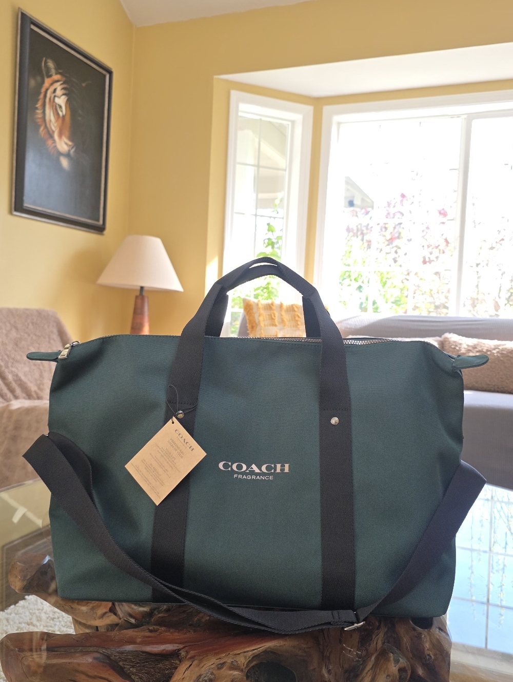 Coach Green Special Edition Weekender Gym Carryon Bag - Picture 4 of 8
